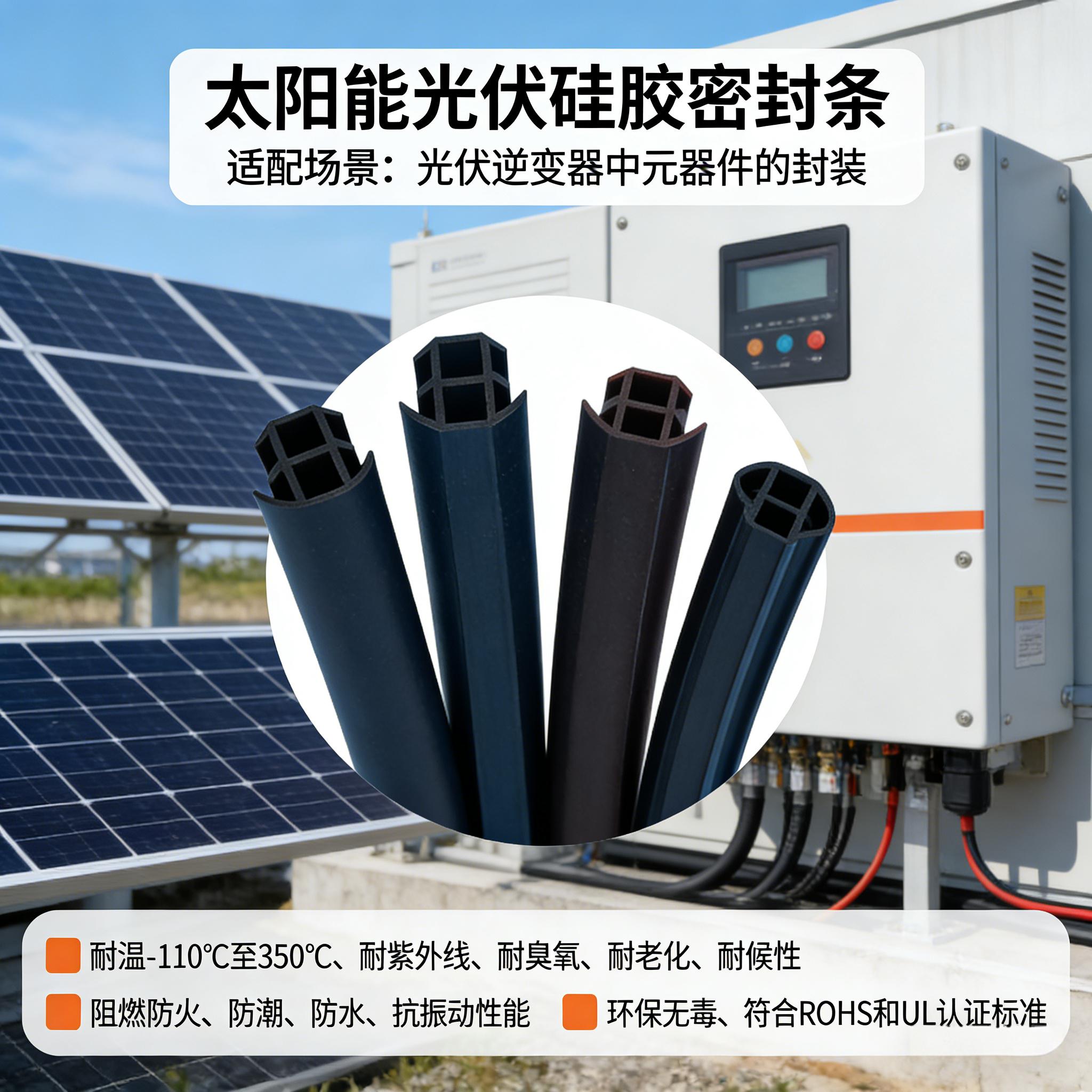 太陽(yáng)能光伏硅膠密封條