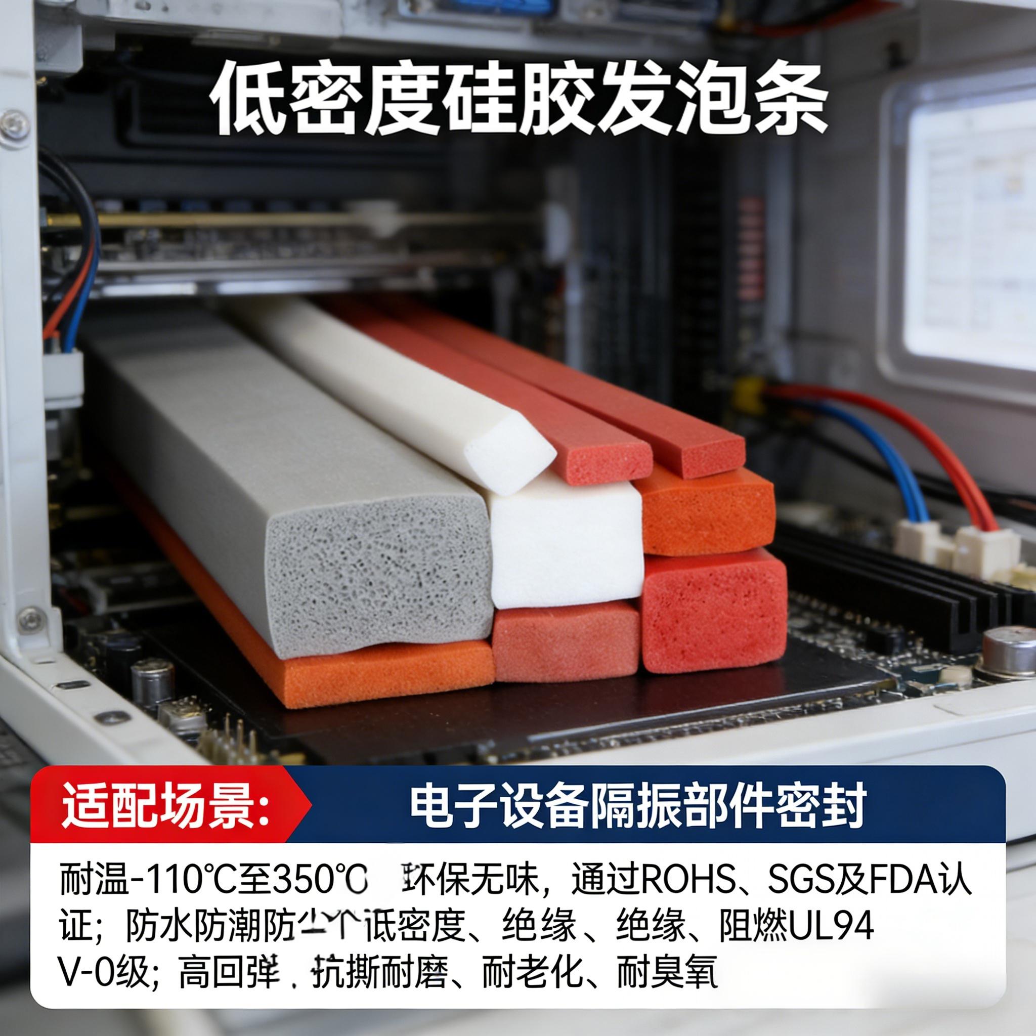 低密度硅膠發(fā)泡條